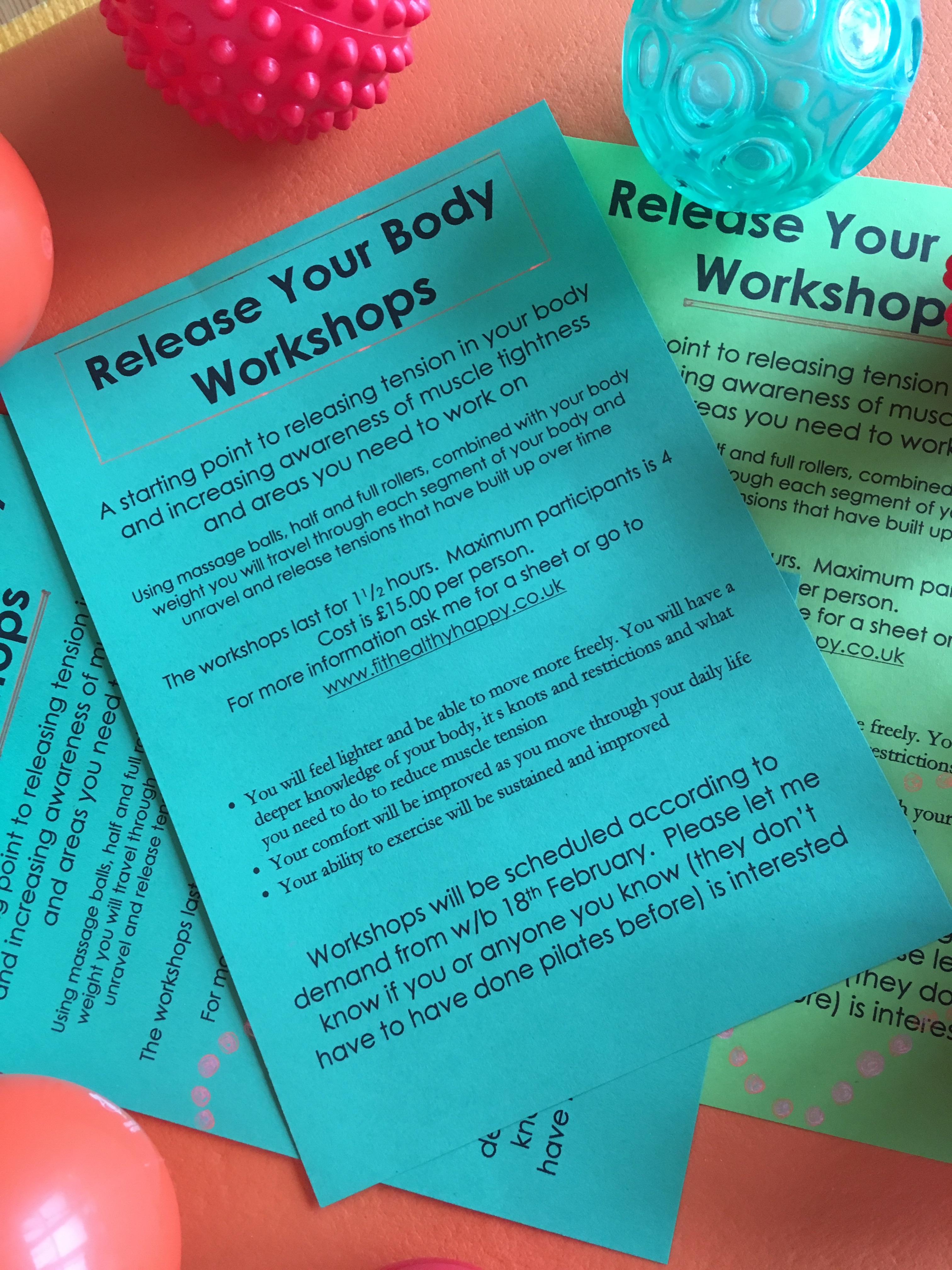 Release your body workshops Release your body workshops